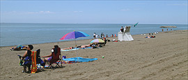 Beach at Presque Isle State Park